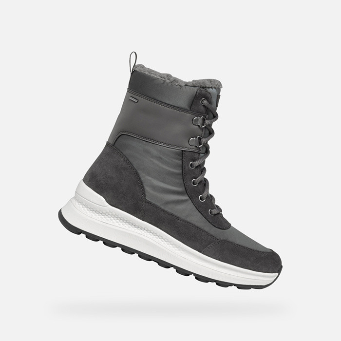 Bottines imperméables SPHERICA ACTIF X2 ABX FEMME Gris foncé | GEOX