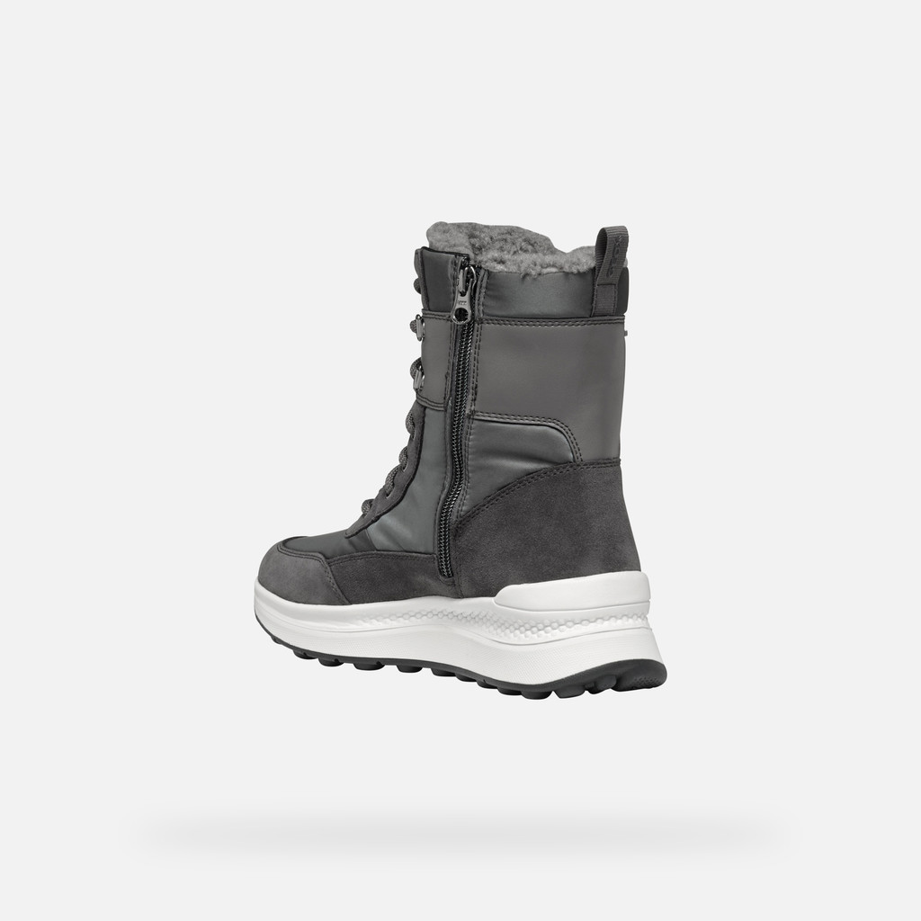 Geox grey boots best sale