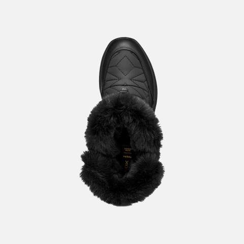 Fur-trimmed ankle boots SPHERICA ACTIF X2 ABX WOMAN Black - image number 5 | GEOX