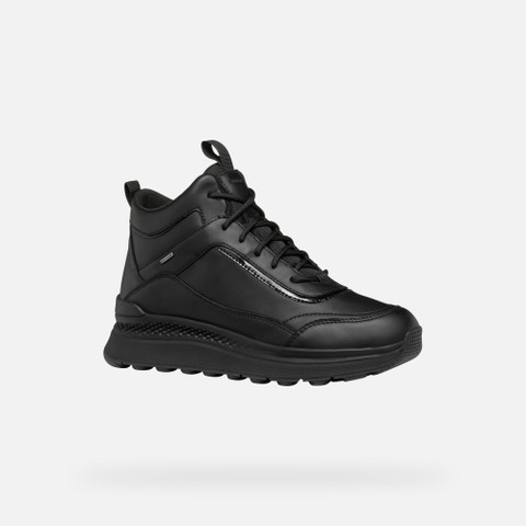 Waterproof trainers SPHERICA ACTIF X2 ABX WOMAN Black - image number 2 | GEOX