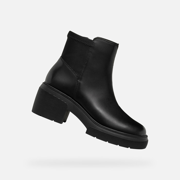 Bottines talon moyen SPHERICA EC15 FEMME Noir | GEOX