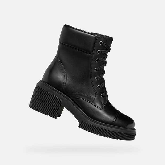 Ankle boots with laces SPHERICA EC15 WOMAN Black | GEOX