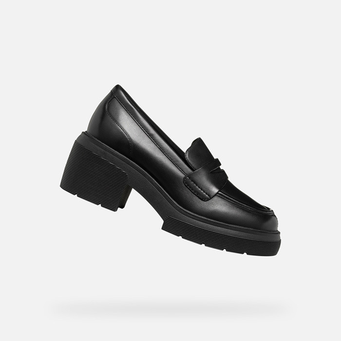Heeled loafers SPHERICA EC15 WOMAN Black | GEOX