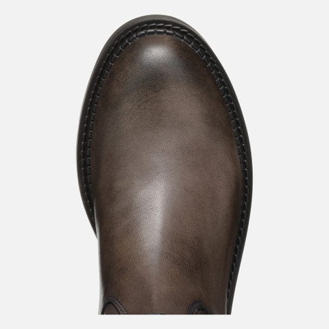 leather boots SERILDA WOMAN Taupe - image number 5 | GEOX
