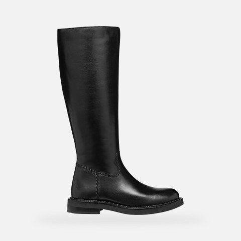 leather boots SERILDA WOMAN Black - image number 1 | GEOX