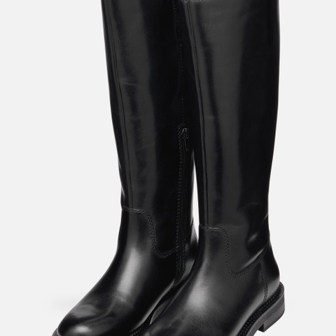 leather boots SERILDA WOMAN Black - image number 9 | GEOX