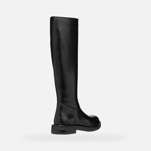 leather boots SERILDA WOMAN Black - image number 5 | GEOX