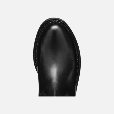 leather boots SERILDA WOMAN Black - image number 7 | GEOX