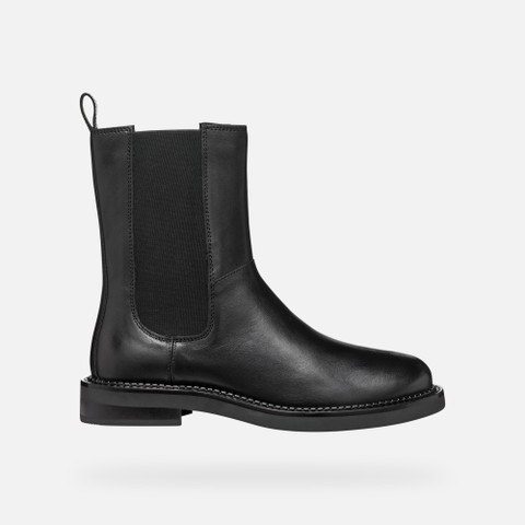 low heel ankle boots SERILDA WOMAN Black - image number 1 | GEOX