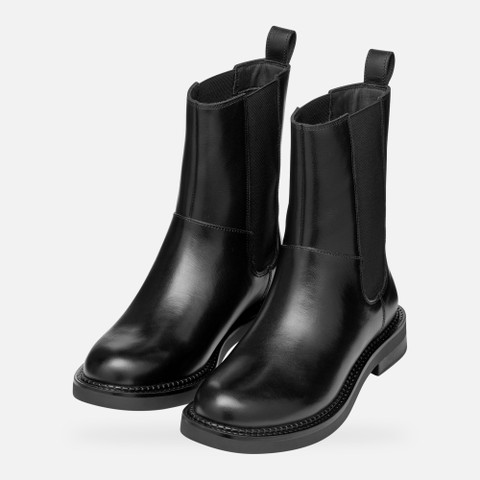 Chelsea boots SERILDA WOMAN Black - image number 8 | GEOX