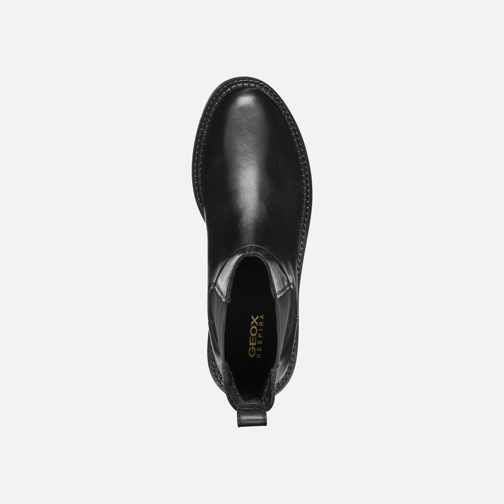 low heel ankle boots SERILDA WOMAN Black - image number 5 | GEOX