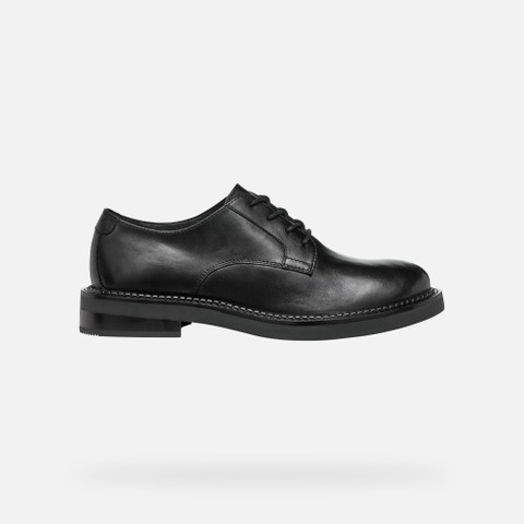 Lace-up shoes SERILDA WOMAN Black - image number 1 | GEOX