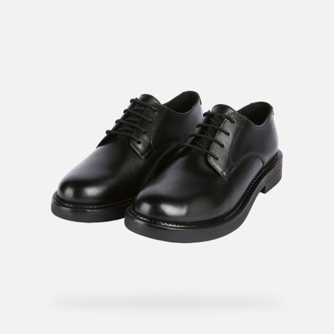 Lace-up shoes SERILDA WOMAN Black - image number 8 | GEOX