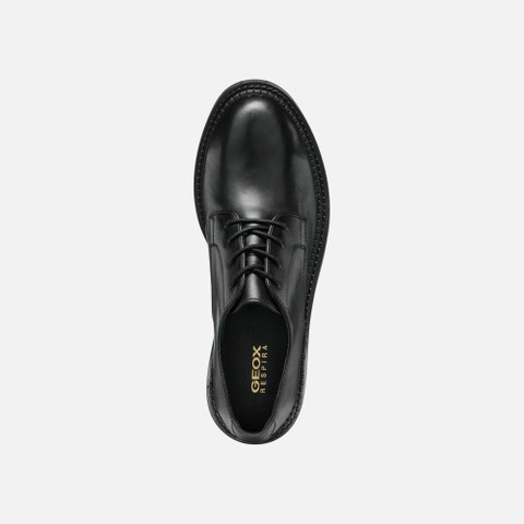 Lace-up shoes SERILDA WOMAN Black - image number 6 | GEOX