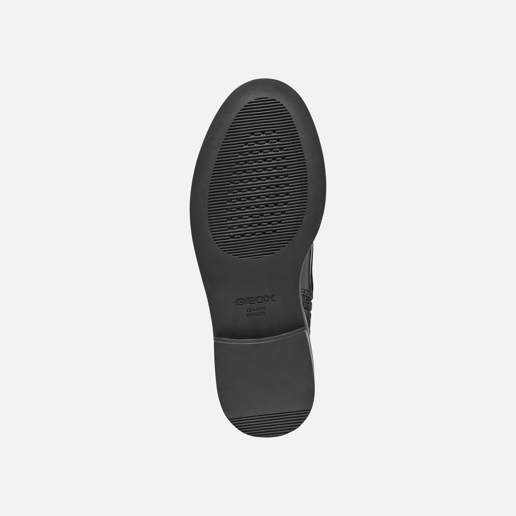 ankle boots with laces SERILDA WOMAN Black - image number 7 | GEOX