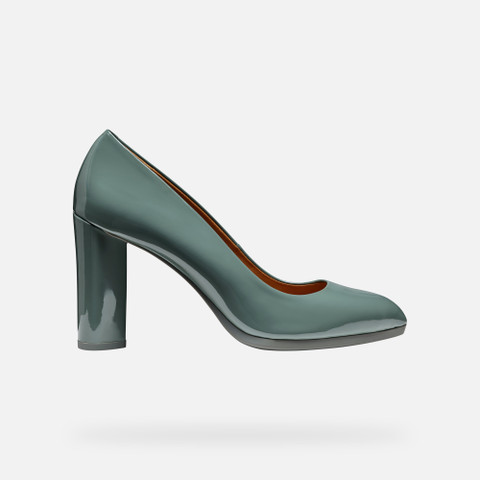 high-heeled court shoes WALK PLEASURE 90 WOMAN Sage - image number 1 | GEOX