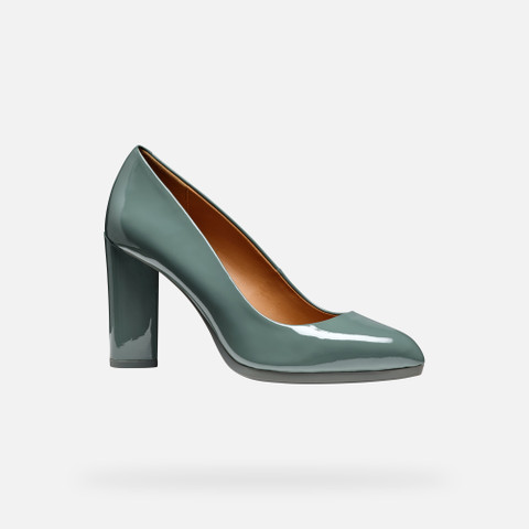 high-heeled court shoes WALK PLEASURE 90 WOMAN Sage - image number 2 | GEOX