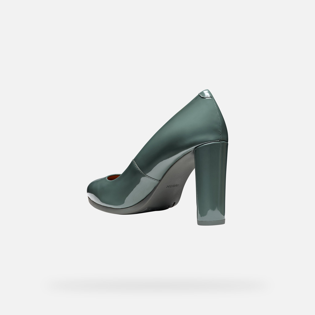 high-heeled court shoes WALK PLEASURE 90 WOMAN Sage - image number 3 | GEOX