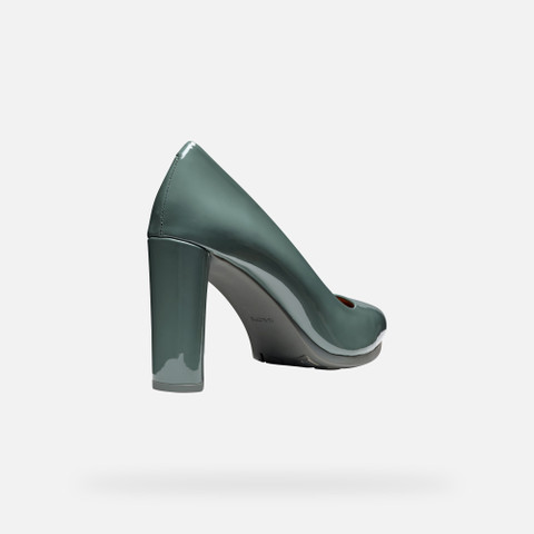 high-heeled court shoes WALK PLEASURE 90 WOMAN Sage - image number 4 | GEOX