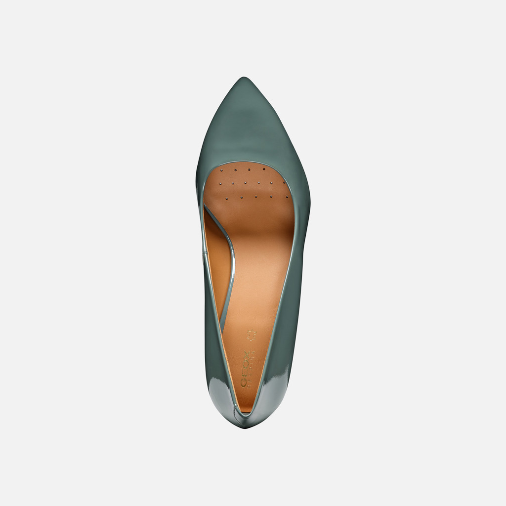 high-heeled court shoes WALK PLEASURE 90 WOMAN Sage - image number 5 | GEOX