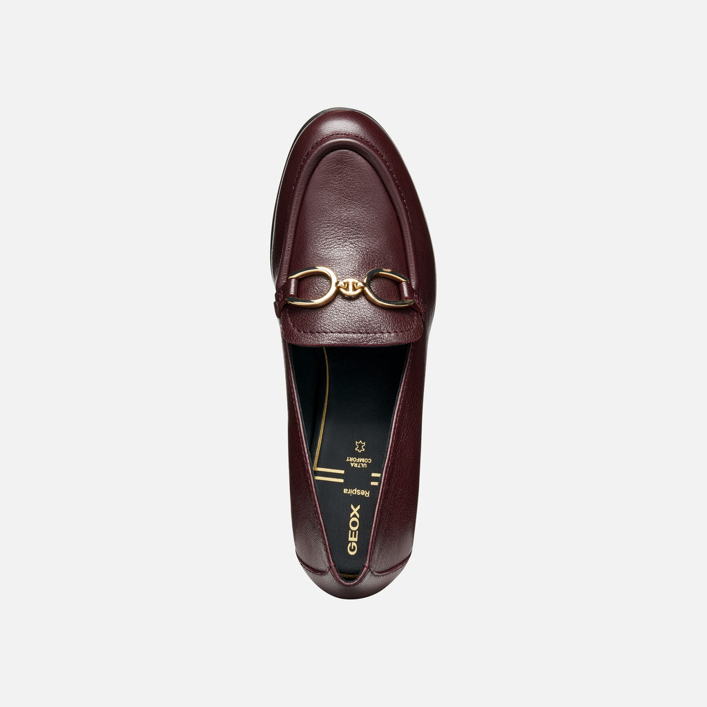 Mocassins à talon WALK PLEASURE 55 FEMME Bordeaux - image number 5 | GEOX