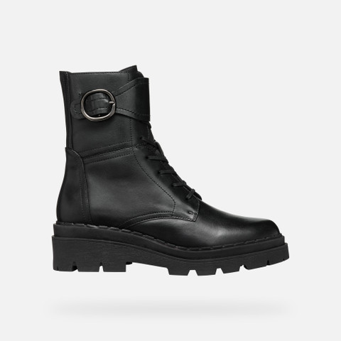 combat boots FELLENY WOMAN Black - image number 1 | GEOX