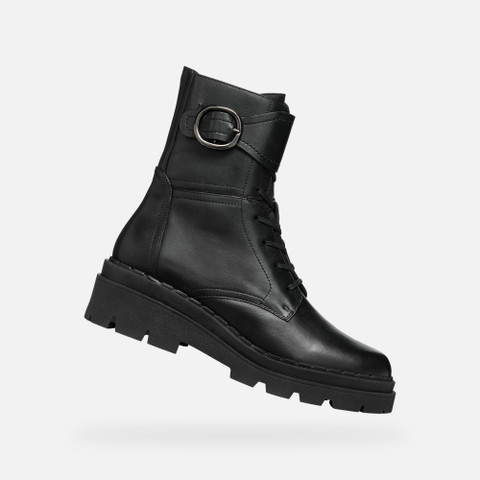 combat boots FELLENY WOMAN Black - image number 0 | GEOX