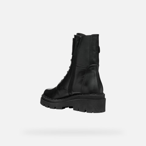 combat boots FELLENY WOMAN Black - image number 3 | GEOX