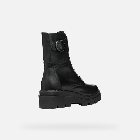 combat boots FELLENY WOMAN Black - image number 4 | GEOX