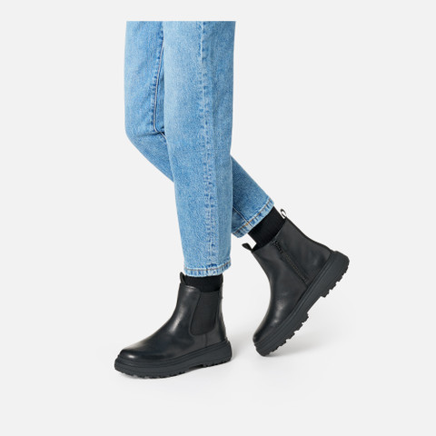 Waterproof ankle boots LAMIDIE + GRIP ABX WOMAN Black - image number 2 | GEOX