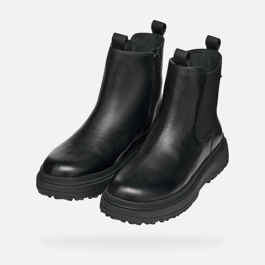 Waterproof ankle boots LAMIDIE + GRIP ABX WOMAN Black - image number 8 | GEOX
