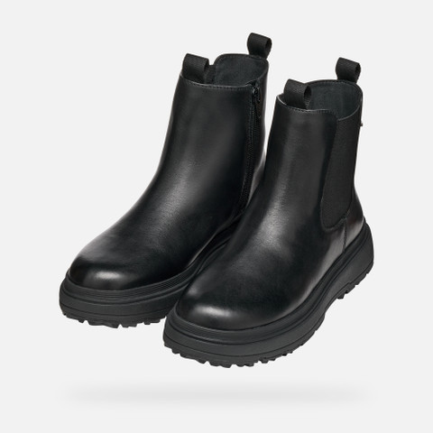 Waterproof ankle boots LAMIDIE + GRIP ABX WOMAN Black - image number 8 | GEOX