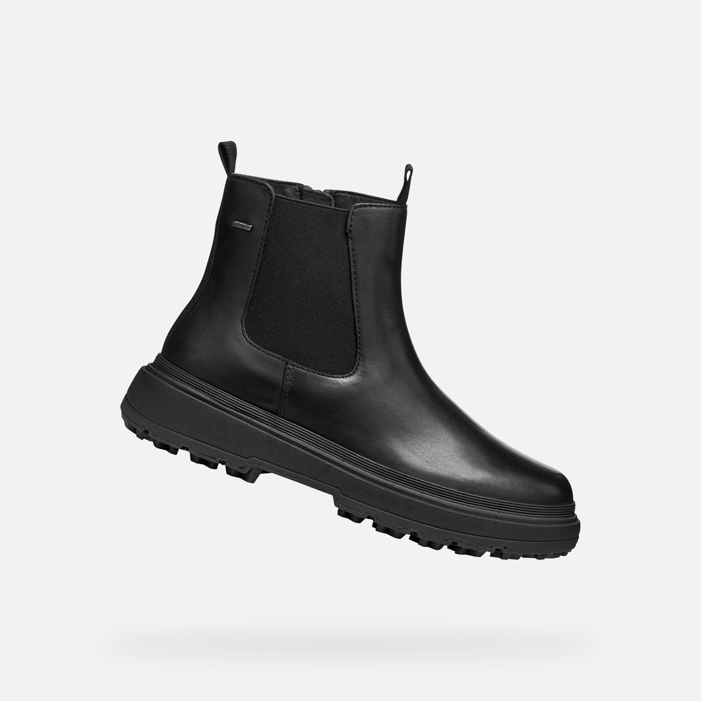 Waterproof ankle boots LAMIDIE + GRIP ABX WOMAN Black - image number 0 | GEOX