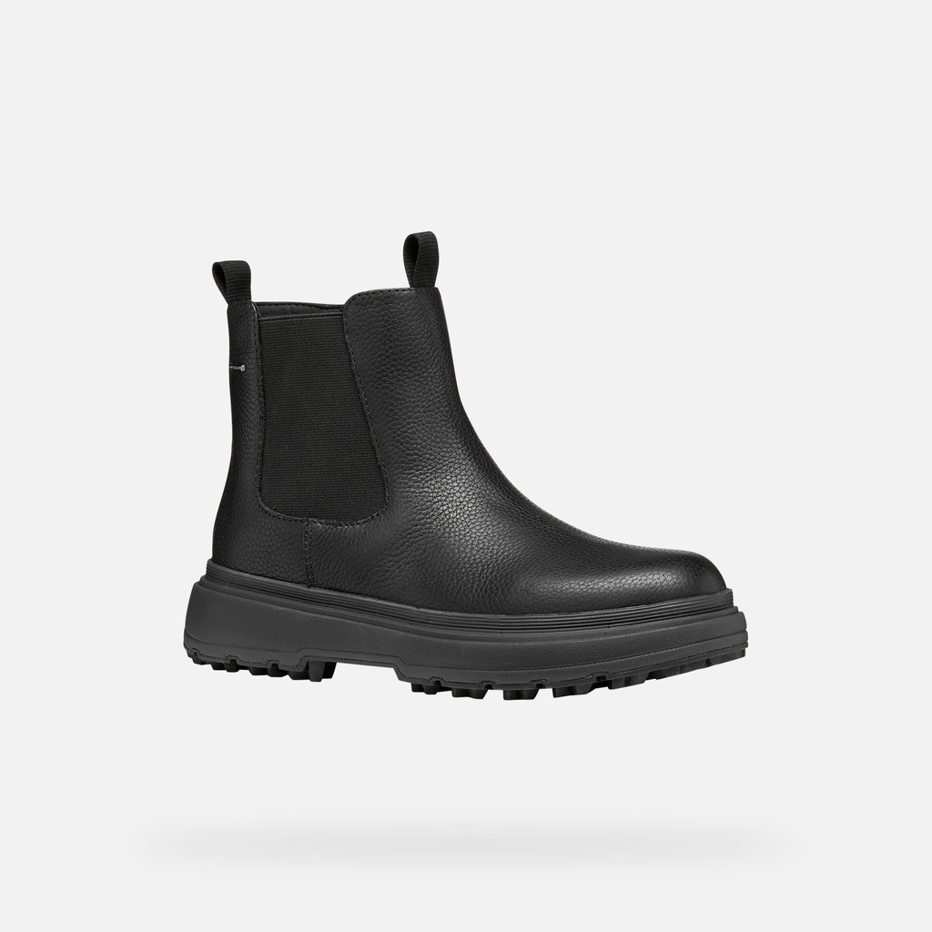 Waterproof ankle boots LAMIDIE + GRIP ABX WOMAN Black - image number 2 | GEOX