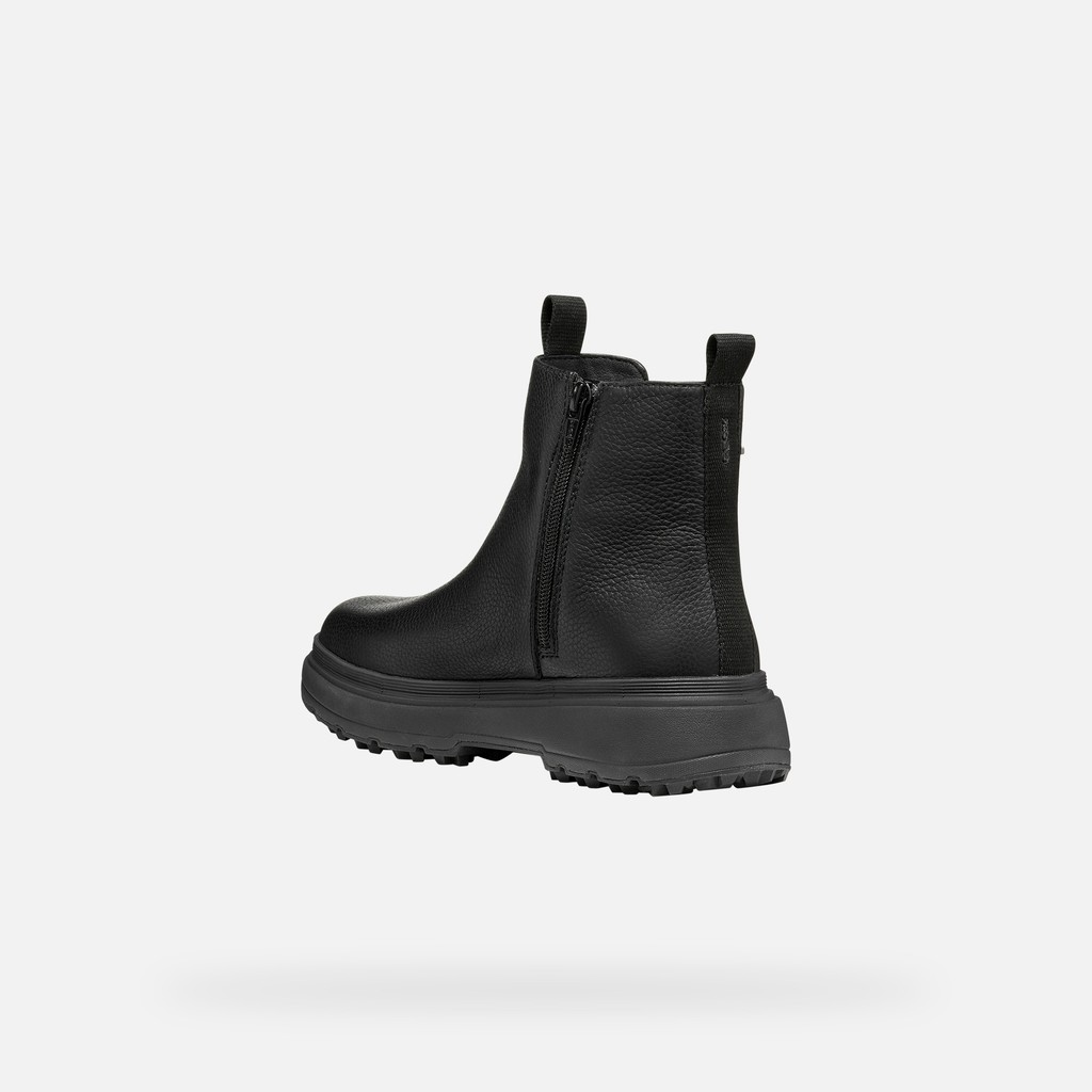 Waterproof ankle boots LAMIDIE + GRIP ABX WOMAN Black - image number 3 | GEOX
