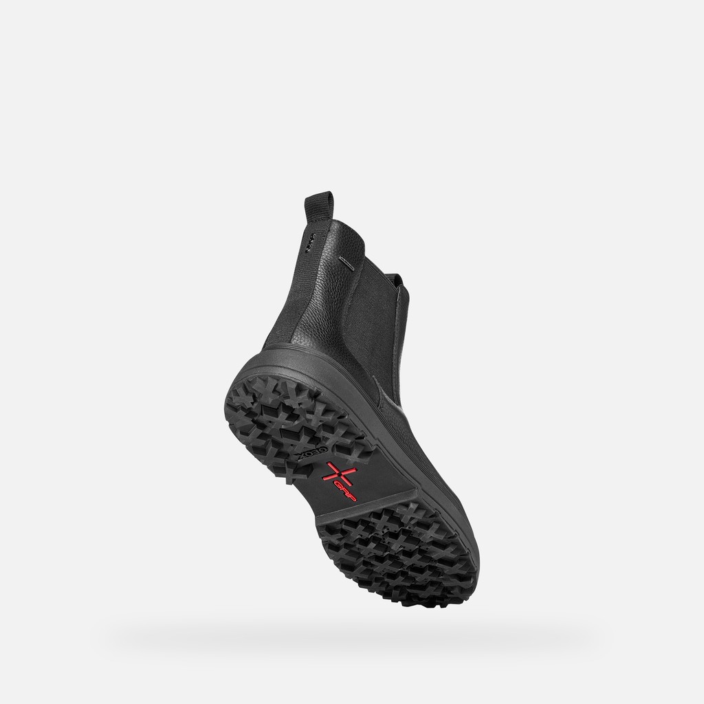 Waterproof ankle boots LAMIDIE + GRIP ABX WOMAN Black - image number 7 | GEOX