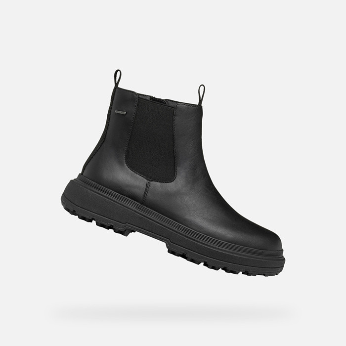 Bottines imperméables LAMIDIE + GRIP ABX FEMME Noir | GEOX