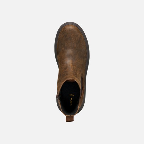 Waterproof ankle boots LAMIDIE + GRIP ABX WOMAN Dark Brown - image number 5 | GEOX