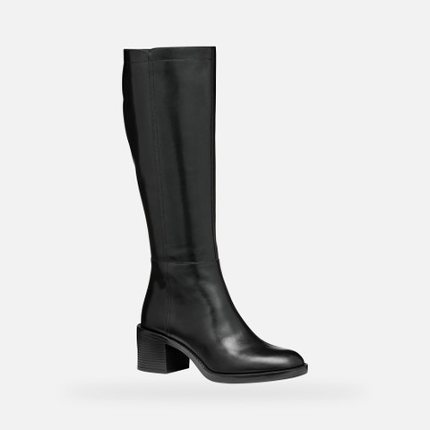 high heel boots SERILDA 60 WOMAN Black - image number 1 | GEOX