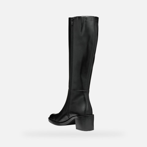 high heel boots SERILDA 60 WOMAN Black - image number 2 | GEOX