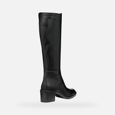 high heel boots SERILDA 60 WOMAN Black - image number 3 | GEOX