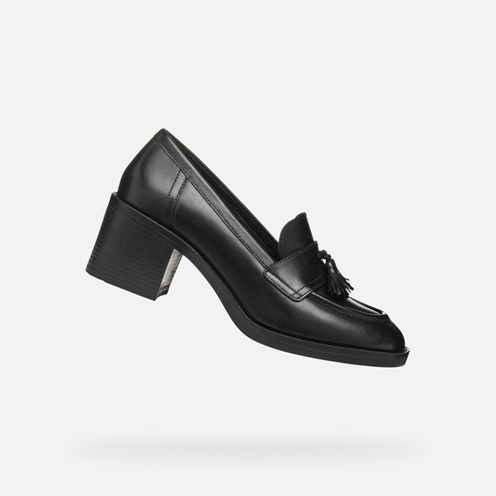 Heeled loafers SERILDA 60 WOMAN Black | GEOX