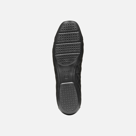 leather ballerina flats ANNYTAH W WOMAN Black - image number 6 | GEOX