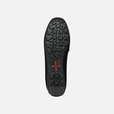 leather loafers KOSMOPOLIS +GRIP W WOMAN Black - image number 6 | GEOX