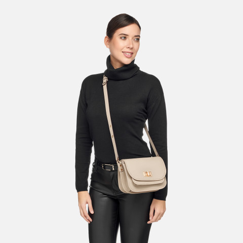 cross-body bag FLAVRIE WOMAN Off White - image number 6 | GEOX