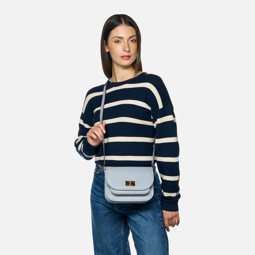 Cross-body bag FLAVRIE WOMAN Light Sky - image number 5 | GEOX