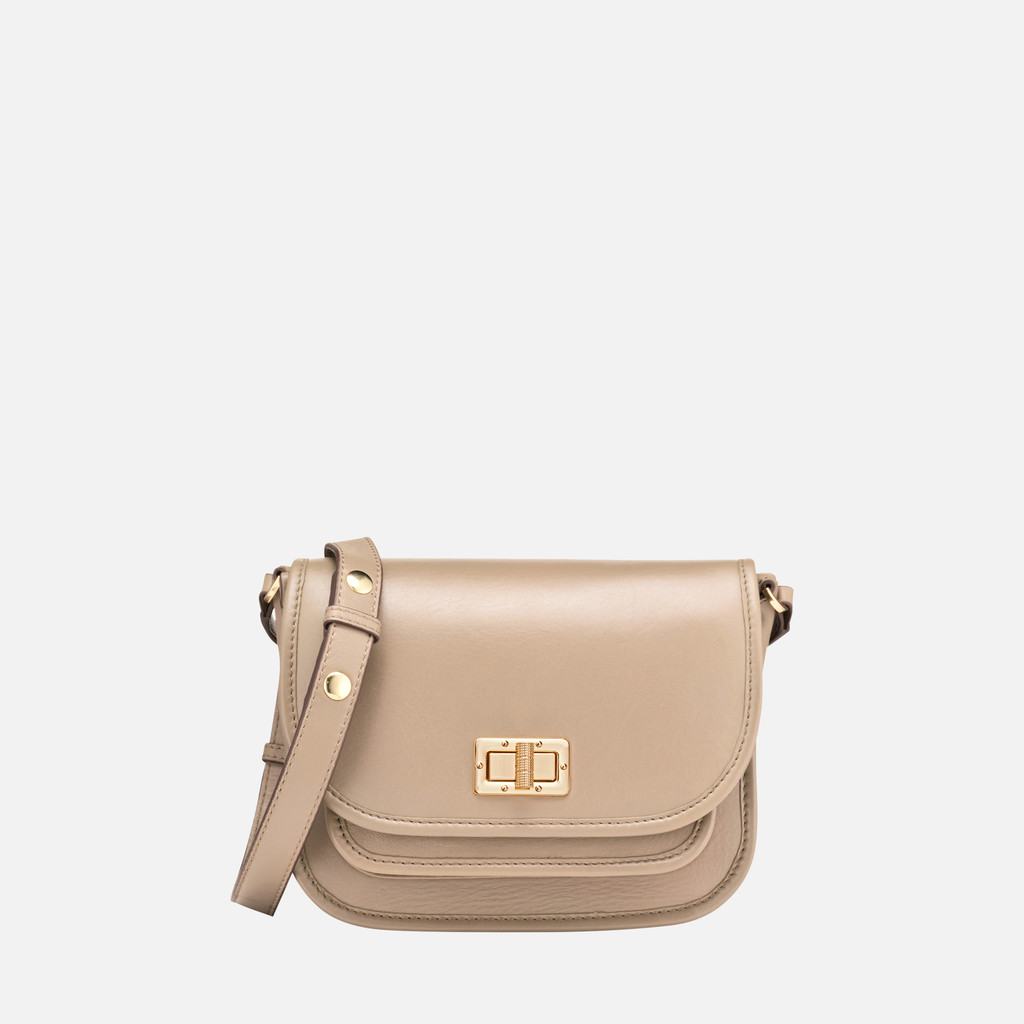 Geox FLAVRIE WOMAN Taupe cross body bag Geox