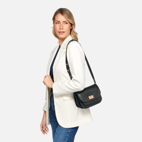 cross-body bag FLAVRIE WOMAN Black - image number 5 | GEOX