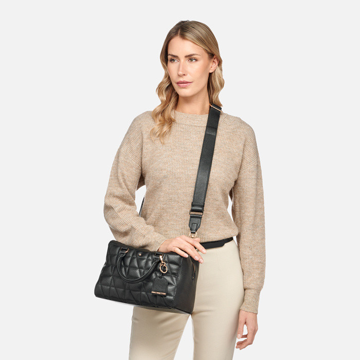 Handbag SAFFIRIA WOMAN Black | GEOX
