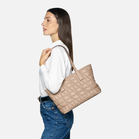 Shoulder bag GARDREN M WOMAN Light Taupe - image number 6 | GEOX